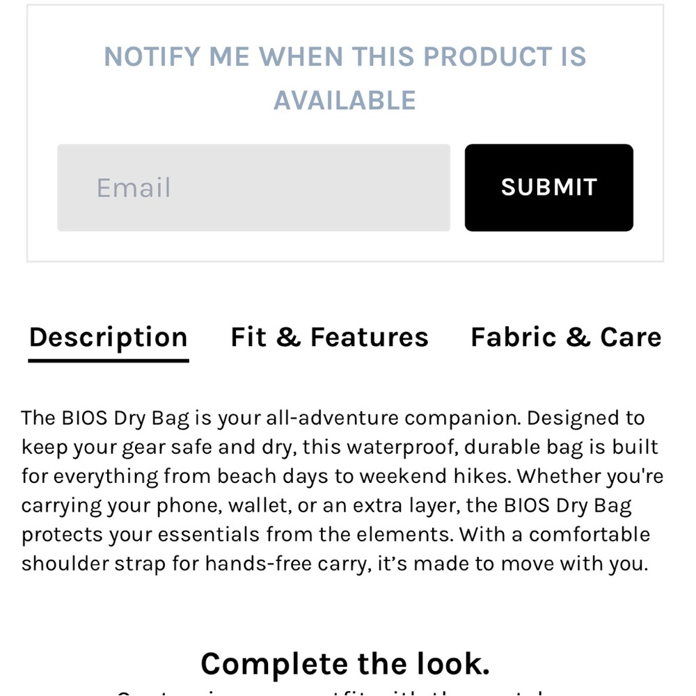 BYLT | NWT Bios Dry Bag - white - Picture 5 of 7